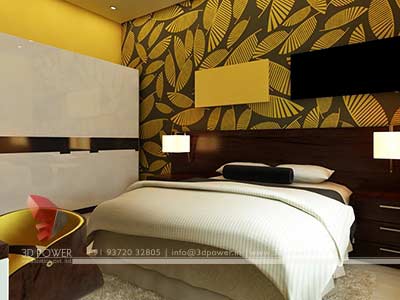 Bedroom interior design 3d